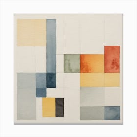 Abstract Squares 3 Canvas Print