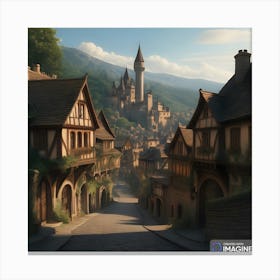 Fairytale Town Canvas Print