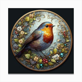 Bird Robin 2 Canvas Print