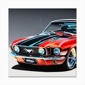 Mustang Mustang ! Canvas Print