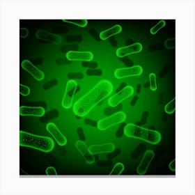 Bacteria - Bacteria Stock Videos & Royalty-Free Footage Canvas Print