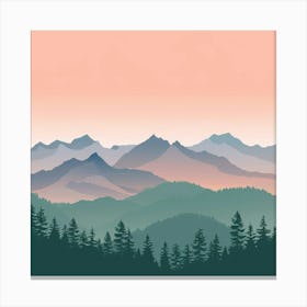 Mountain Landscape 6 Canvas Print