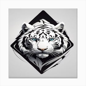 White Tiger Canvas Print