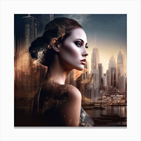 Cityscape 24 Canvas Print