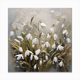 Snowdrops 1 Canvas Print