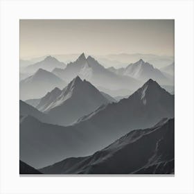 Mountain Range 3 Canvas Print