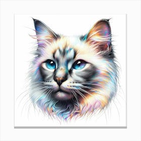 Creative Feline Cat Artwork 122 Canvas Print