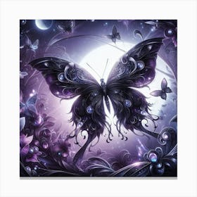 Dark Butterfly 2 Canvas Print