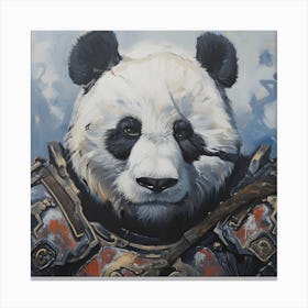 Panda Warrior Canvas Print