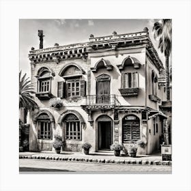 Old House In Cairo Canvas Print