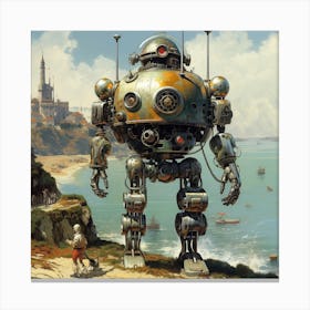 Giant Robot Canvas Print