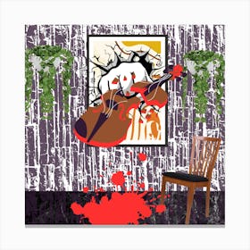 Splatter Painting Canvas Print