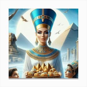 Egyptian Queen 8 Canvas Print