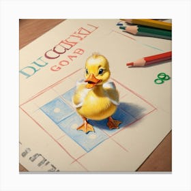 Duck Bag Canvas Print