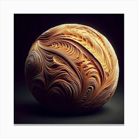 Swirled Sphere Canvas Print