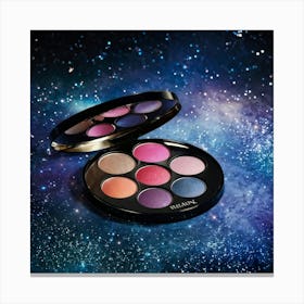 A Celestial Infused Makeup Palette Boasting Interstellar Radiance And Twinkling Shimmer Encapsulat (3) Canvas Print