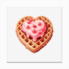 Waffle Heart 2 Canvas Print