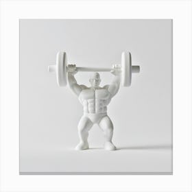 Barbell Man Canvas Print