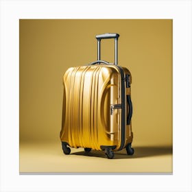 Gold Luggage 6 Canvas Print