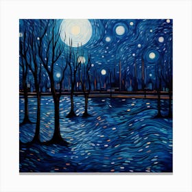 Starry Night 25 Canvas Print