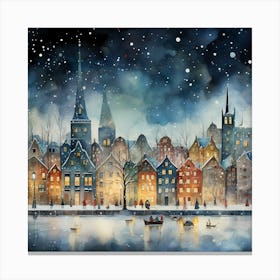 Snowflake Sonata Serenity Canvas Print