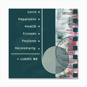 Lucky Me Canvas Print