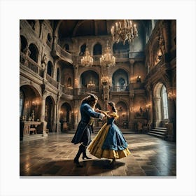 Beauty And The Beast Canvas Print