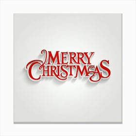 Merry Christmas 1 Canvas Print