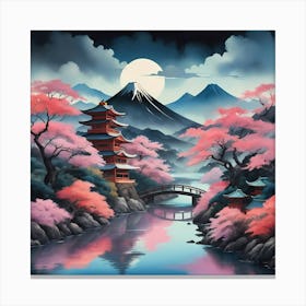 Japanese Landscape 1 Canvas Print