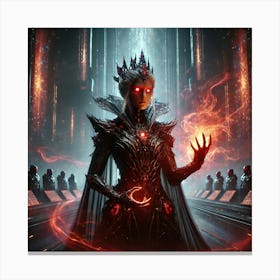 Queen Sorath Scifi Portrait 1 Leinwandbild