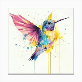 Colorful Hummingbird 1 Canvas Print