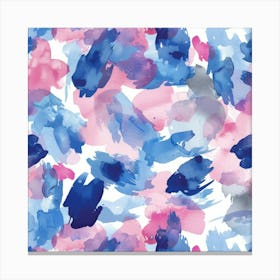 Watercolor Splashes 2 Canvas Print