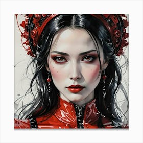 Gothic Girl 3 Canvas Print