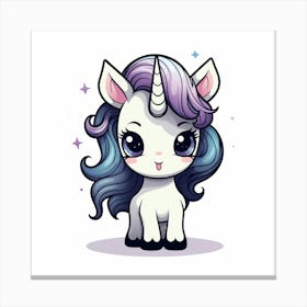 Cute Unicorn 510 Canvas Print