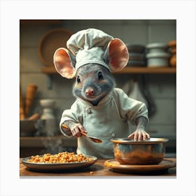 Asm A Mouse Wear Like A Chef Cooks In The Kitchen Fbeac9ad C030 49da B125 9015dab27e25 Canvas Print