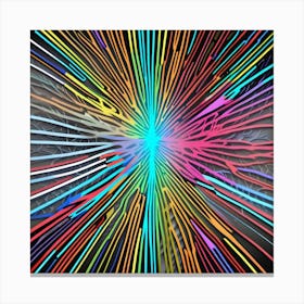 Rainbow Burst 12 Canvas Print