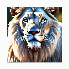 Lion Portrait 24 Canvas Print