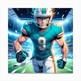 Miami Dolphins Canvas Print