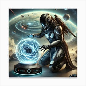 Starlight Guardian Gravity Wells Canvas Print