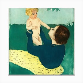 Mother And Child 5 Canvas Print