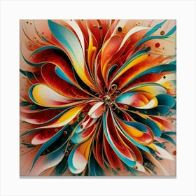 Radiant waves Canvas Print