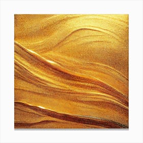 Abstract Gold Painting Toile