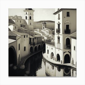 Spanish Town Canvas Print