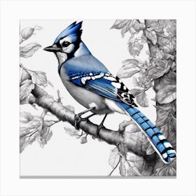 Blue Jay 1 Canvas Print