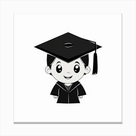 Graduation Boy Canvas Print