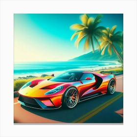 Ford Gt 72 Canvas Print