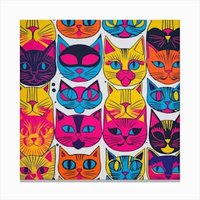 Kitty Deco Canvas Print