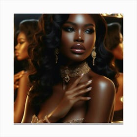 Beautiful African Woman Canvas Print