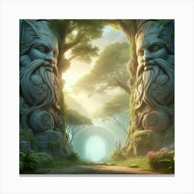 Fantasy paintings art print Canvas Print