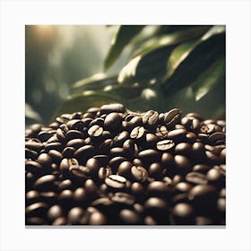 Coffee Beans 54 Canvas Print